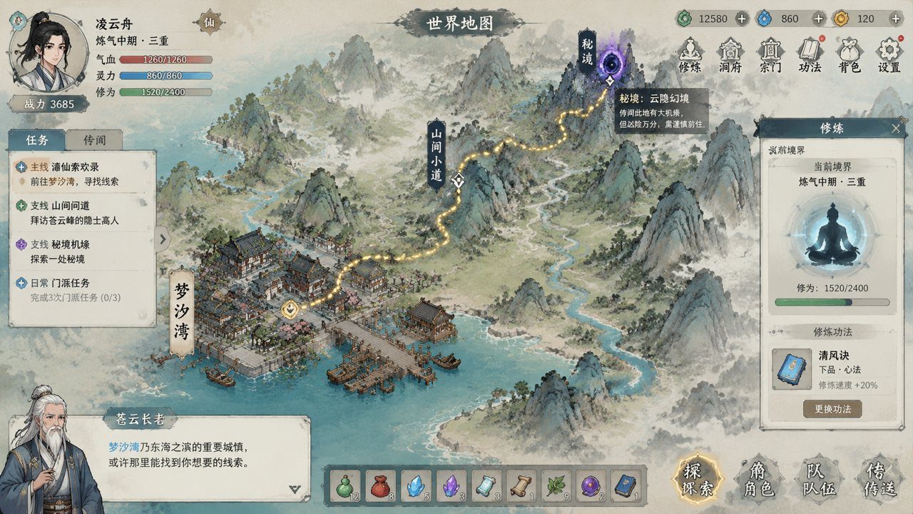 谪仙索欢录 主线事件 实机截图 6